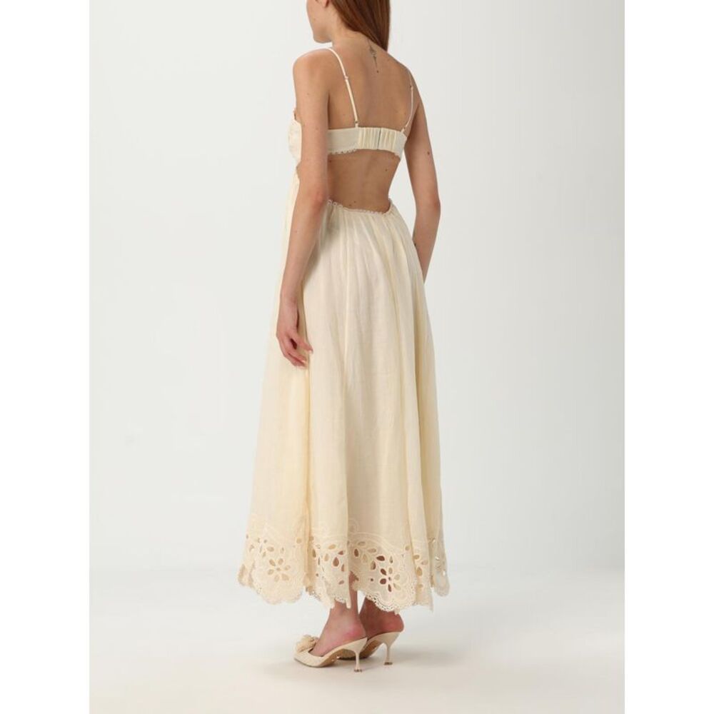 Zimmermann Dress Woman Yellow Cream - Picture 2 of 4